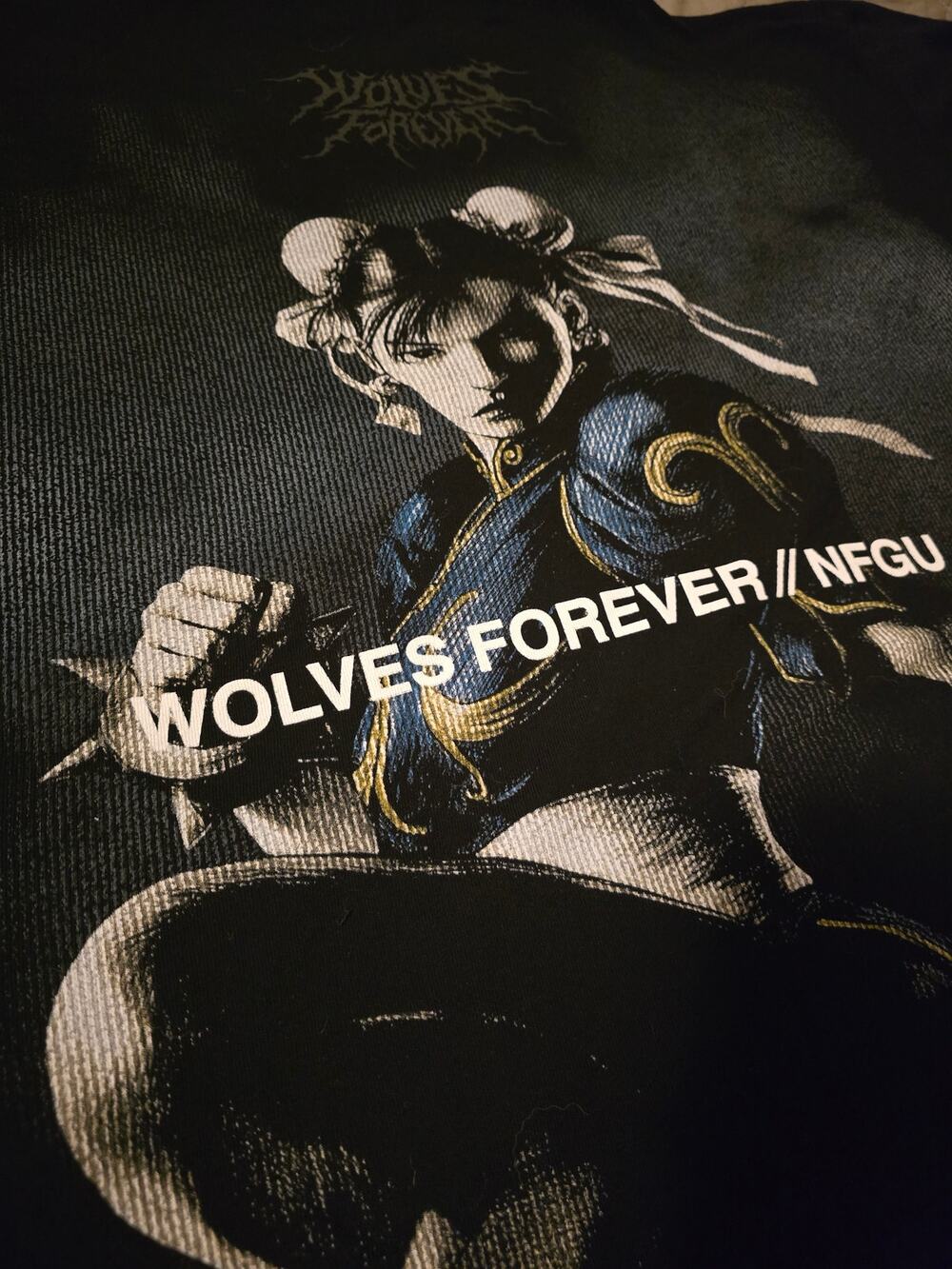 Darc sport x street fighter oversized tee "Chun-Li 5th tee XLARGE